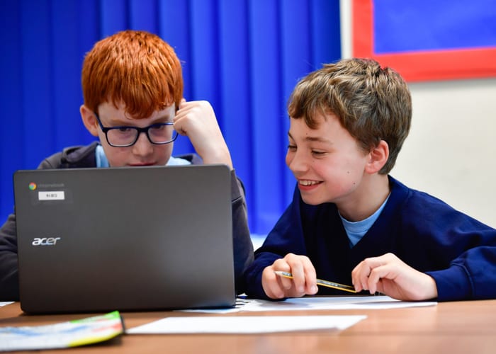 Children in RE lesson